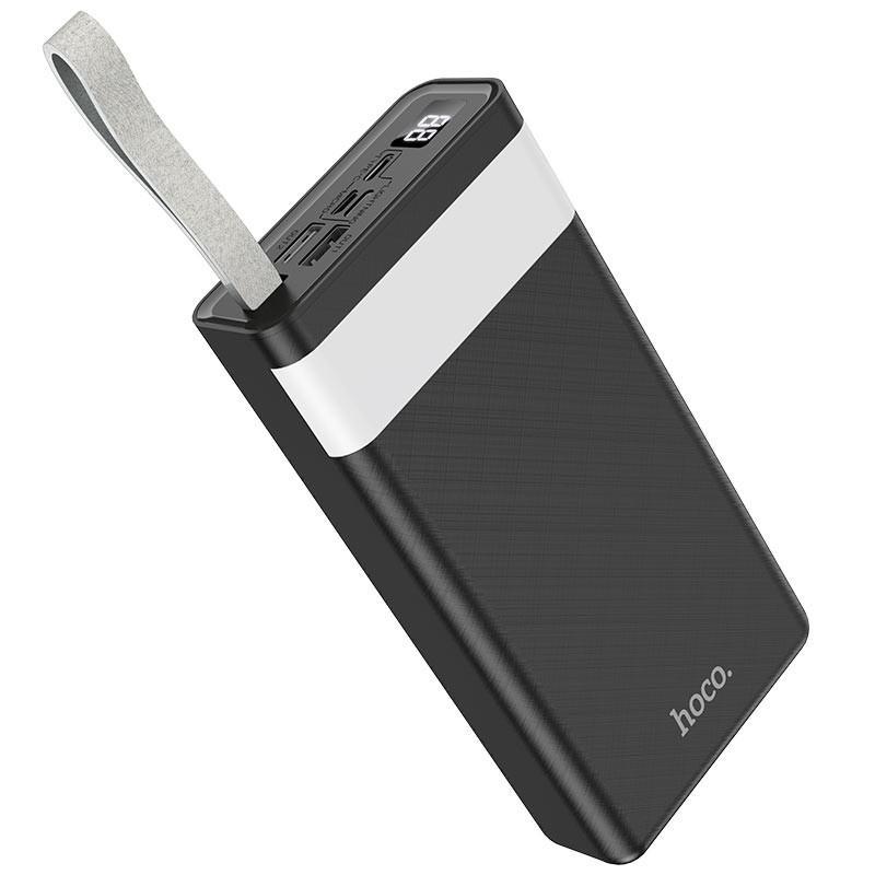 Hoco J73 Портативный аккумулятор, 30000mAh, 2A, черный (39414) - фото 1 - id-p214268368