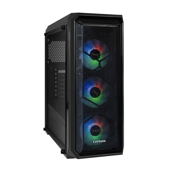 Корпус Miditower ExeGate i3 NEO-PPX800 EX295119RUS (ATX, БП 800PPX 14см, 2*USB+1*USB3.0, HD аудио, черный, 3 - фото 1 - id-p214272304