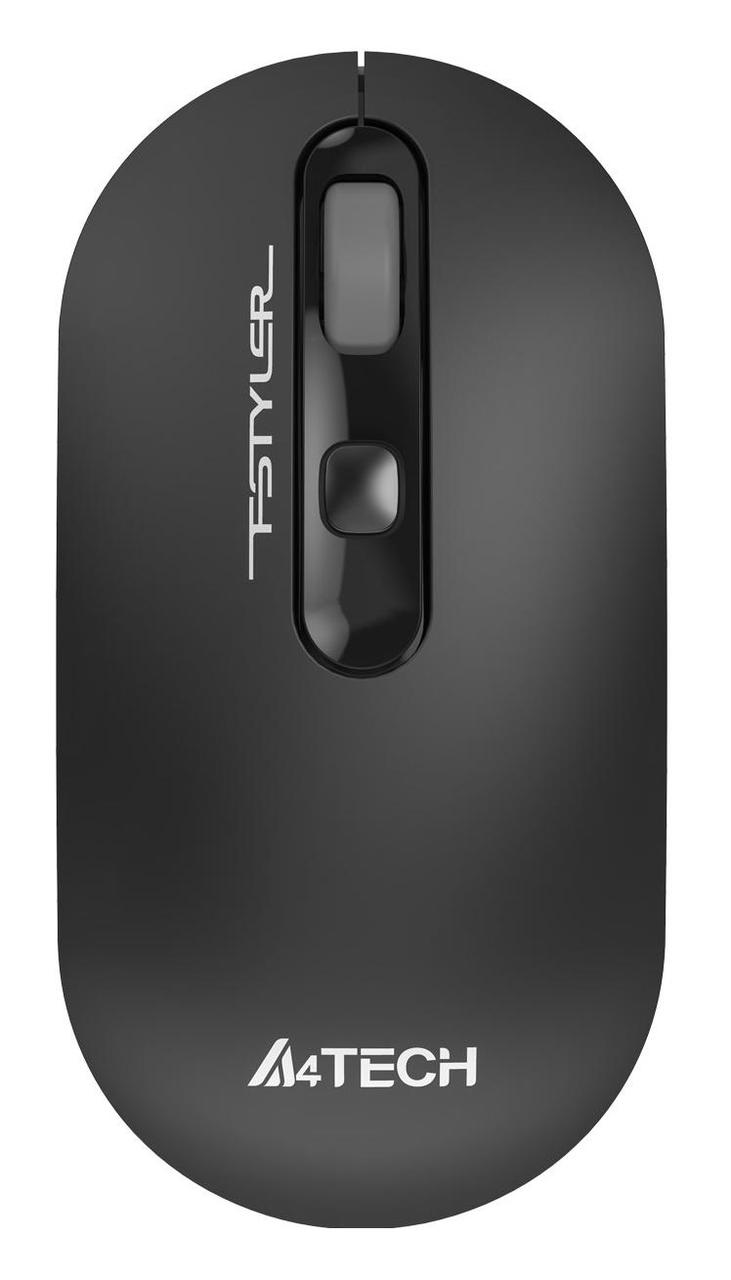 Мышь A4Tech Fstyler FG20 серый оптическая (2000dpi) беспроводная USB для ноутбука (4but) - фото 1 - id-p214263467
