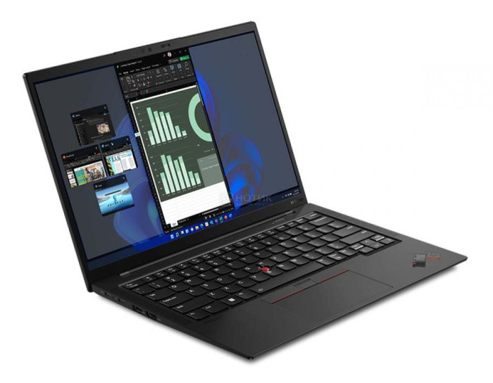 Ноутбук Lenovo ThinkPad X1 Carbon Gen 10 21CB007ART i7-1260P 16Gb SSD 512Gb Intel Iris Xe Graphics eligible 14 - фото 1 - id-p214272323