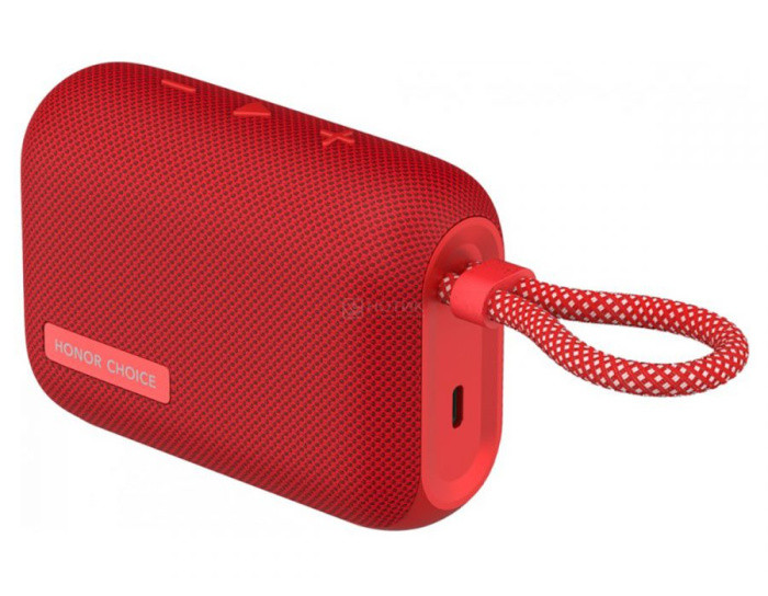 Портативная колонка Honor Choice Portable Bluetooth Speaker 5504AAEL, Bluetooth, 5Вт, 1000 мАч, Красный - фото 1 - id-p214273280