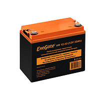 Аккумуляторная батарея ExeGate HR 12-33 (12V 33Ah, под болт М6) EX282975RUS