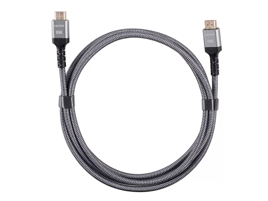 Кабель HDMI 19M/M,ver. 2.1 8KX60Hz (Econom) оплетка 2m iOpen ACG859A-2.0 - фото 1 - id-p214275255