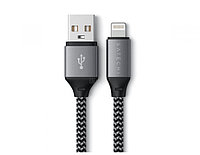 Кабель Satechi ST-TAL10M USB A to Lightning, MFI, 0,25м, Серый