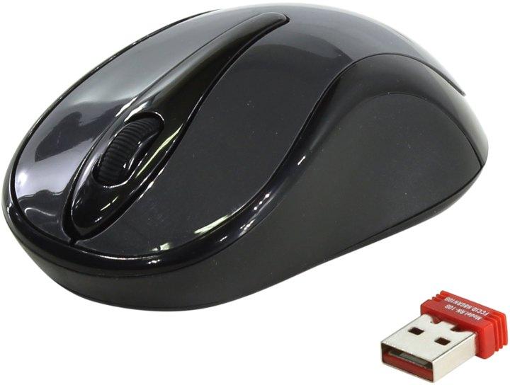 Манипулятор A4Tech Wireless Zero Delay Mouse G3-280A Glossy Grey (RTL) USB 3but+Roll беспроводная уменьшенная - фото 1 - id-p214261649