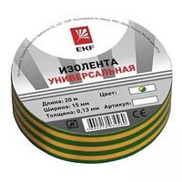 EKF plc-iz-b-yg Изолента класс В (общего применения) (0,13х15мм) (20м.) желто-зеленая EKF PROxima