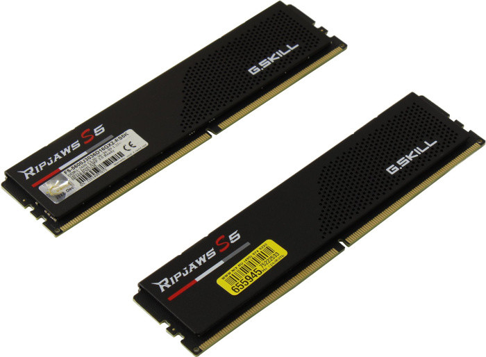 Оперативная память DDR5 32Gb KiTof2 PC-44800 5600MHz G.Skill Ripjaws S5 (F5-5600J3036D16GX2-RS5K) - фото 1 - id-p214269468