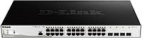 Коммутатор D-Link DGS-1210-28MP/ME/B 24G 4SFP 24PoE 370W управляемый