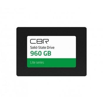 CBR SSD-960GB-2.5-LT22, Внутренний SSD-накопитель, серия "Lite", 960 GB, 2.5", SATA III 6 Gbit/s, SM2259XT, 3D - фото 1 - id-p214269574