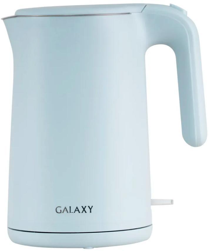 Чайник электрический Galaxy Line GL 0327 1.5л. 1800Вт голубой (корпус: нержавеющая сталь/пластик) - фото 1 - id-p214261041