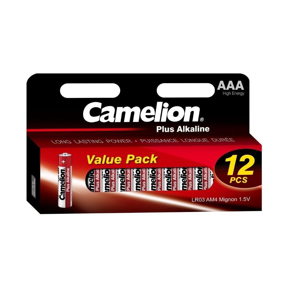 Camelion Plus Alkaline BL12 LR03 (LR03-HP12, батарейка,1.5В) (12шт. в уп-ке) - фото 1 - id-p214263700