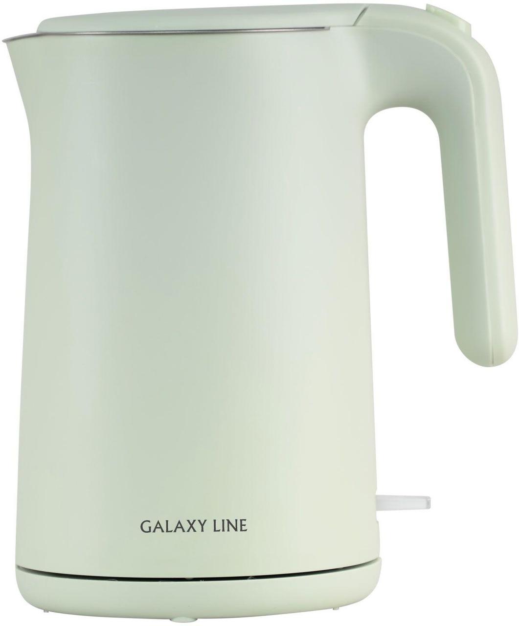Чайник электрический Galaxy Line GL 0327 1.5л. 1800Вт мятный (корпус: нержавеющая сталь/пластик) - фото 1 - id-p214264765