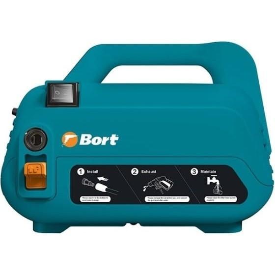 Bort BHR-1600-COMPACT Мойка высокого давления [93415742] { 1600 Вт, максимальное давление 120 бар, рабочее