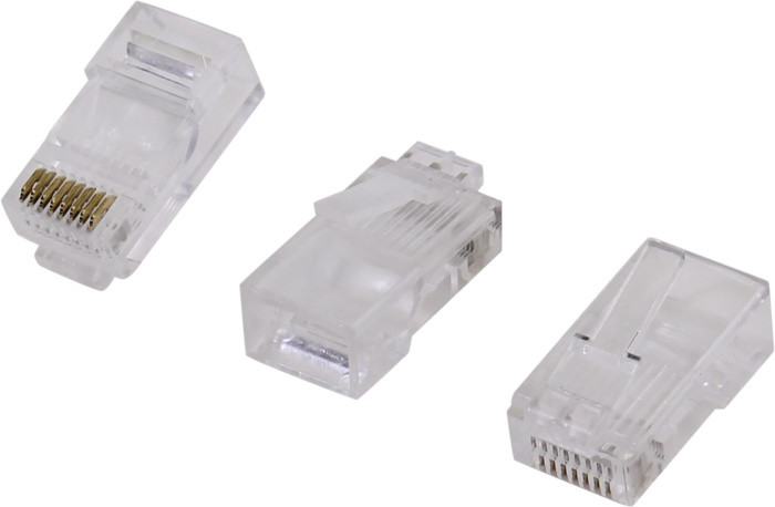 Коннекторы RJ-45 (8P8C) для UTP кабеля 5 кат. ( упаковка по 20 шт.) VCOM VNA2200-1/20 - фото 1 - id-p214263808
