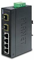 Коммутатор PLANET IGS-620TF IP30 Industrial 4-Port 10/100/1000T + 2-Port 100/1000X SFP Gigabit Switch (-40 to