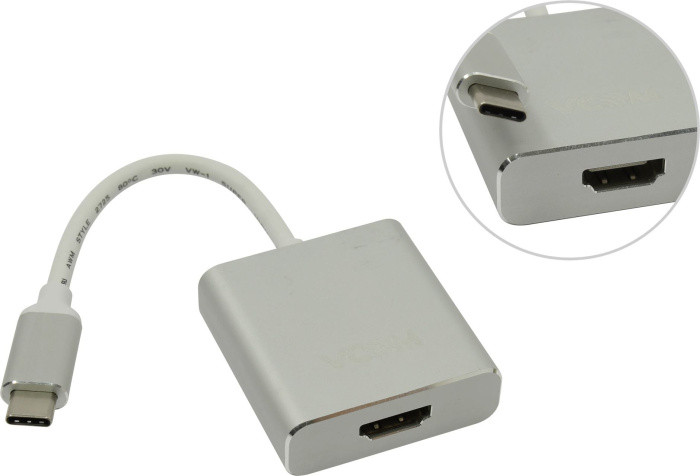 Конвертер VCOM CU423M-0.15м USB-CM to HDMI Adapter - фото 1 - id-p214274632