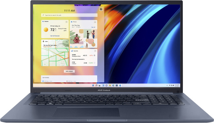 Ноутбук ASUS VivoBook 17 X1702ZA-BX159 17.3" 1600 x 900 TN+Film, 60 Гц, несенсорный, Intel Core i7 1260P 2100 - фото 1 - id-p214261221