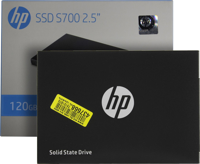 Накопитель SSD 120 Gb SATA 6Gb/s HP S700 2DP97AA 2.5" 3D TLC HP 2DP97AA  (ID#214277175), цена: 56.45 руб., купить на Deal.by