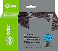 Картридж струйный Cactus CS-CM997A №761 черный матовый (775мл) для HP DesignJet T7100/Т7200