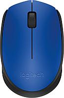 Мышь Logitech M171 синий/черный оптическая (1000dpi) беспроводная USB для ноутбука