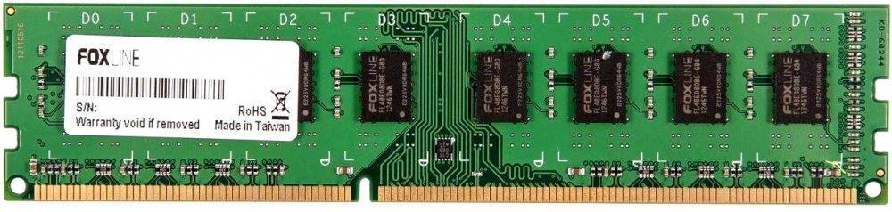 Память оперативная Foxline FL1600D3U11SL-4G DIMM 4GB 1600 DDR3 CL11 (512*8) 1.35V - фото 1 - id-p214266843