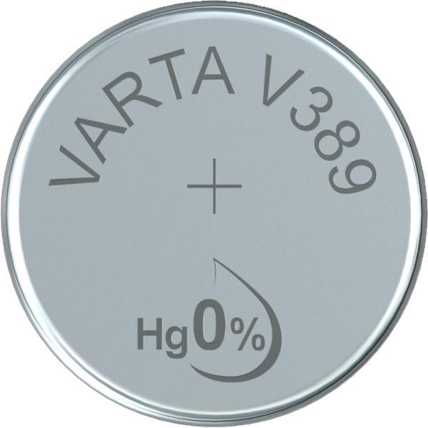 Батарейка Varta 389 BL1 Silver Oxide 1.55V (1/10/100) VARTA 00389101111 - фото 1 - id-p214262032