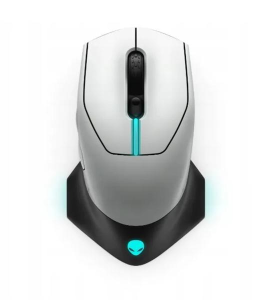 Мышь Dell Mouse AW610M Alienware; Gaming; Wired/Wireless; USB; Optical; 16000 dpi; 7 butt; Lunar light - фото 1 - id-p214265942