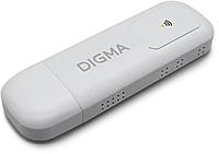 Модем 3G/4G Digma Dongle WiFi DW1960 USB Wi-Fi Firewall +Router внешний белый