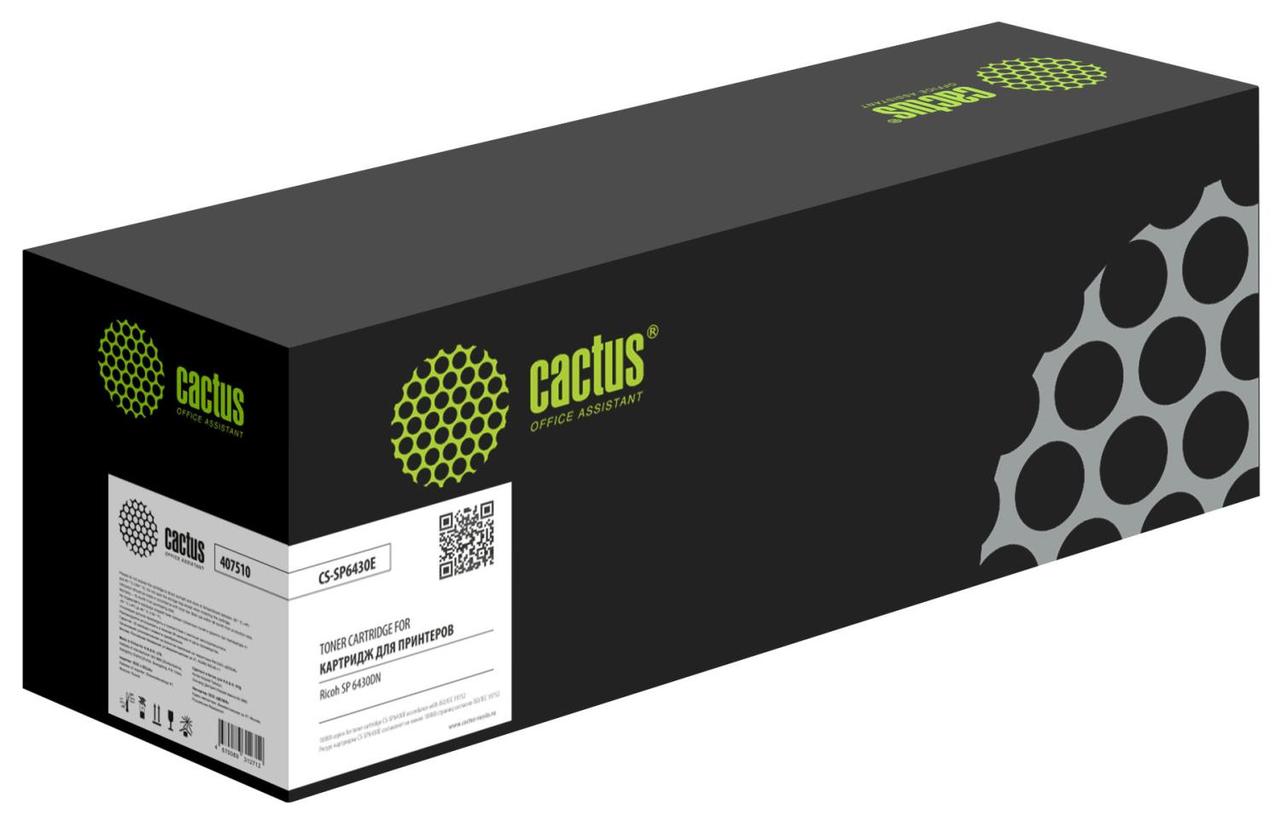 Картридж лазерный Cactus CS-SP6430E 407510 черный (10000стр.) для Ricoh Aficio SP 6430DN - фото 1 - id-p214264999