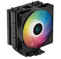 Кулер для процессора DEEPCOOL AG400 BK ARGB LGA1700/1200/115X/AM5/AM4 (18шт/кор, TDP 220W, PWM, ARGB Fan