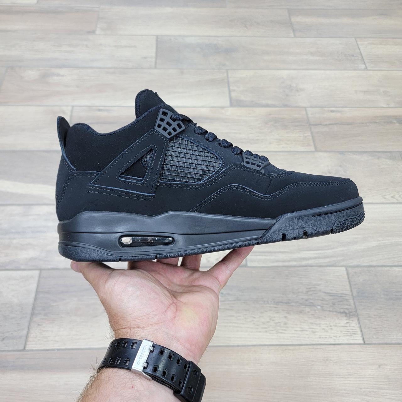 Кроссовки Air Jordan 4 Retro Black Cat 2020 - фото 2 - id-p167502831