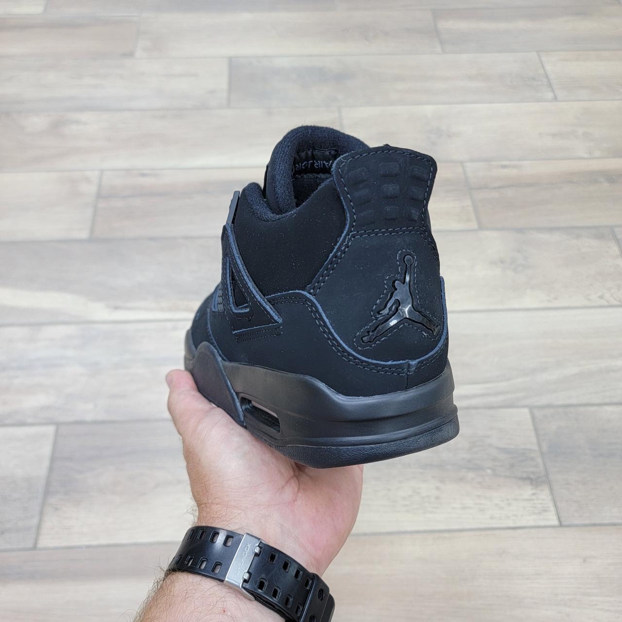 Кроссовки Air Jordan 4 Retro Black Cat 2020 - фото 4 - id-p167502831