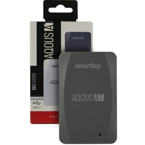 Внешний SSD 512GB - Smartbuy Aqous A1, 1.8", 560/500 MB/s, USB 3.1, чёрный - фото 5 - id-p214278538