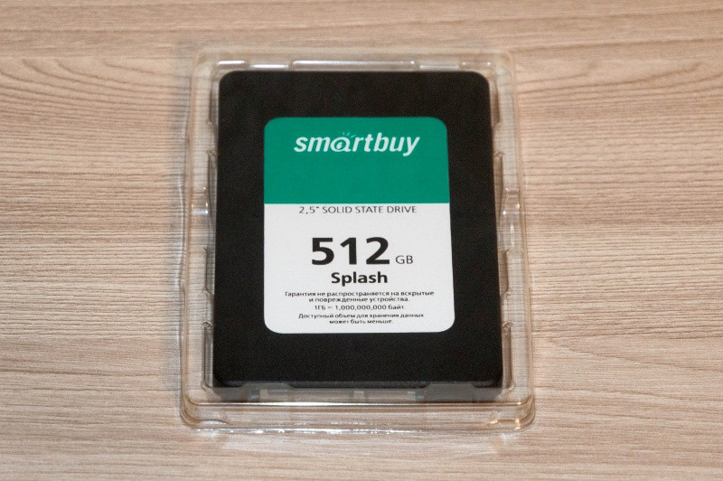 Внутренний SSD 512GB - Smartbuy Splash, 2.5", 560/520 MB/s, SATA-III, Maxio MS0902, TLC 3D NAND - фото 3 - id-p214279099