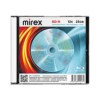 Диск BD-R - MIREX 25GB 12X Slim Сase (Blu-ray)