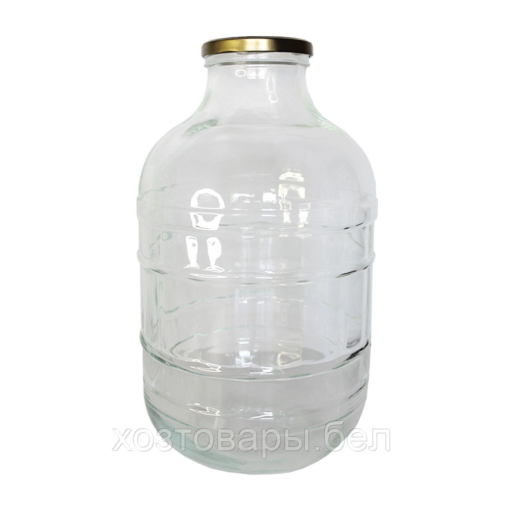 Бутыль TWIST-OFF 10л d горла 100 Ламели ( крышка в комплекте ) - фото 1 - id-p214278530