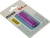 Накопитель Mirex Line Violet 13600-FMULVT64 USB2.0 Flash Drive 64Gb (RTL)