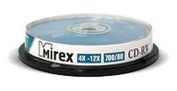 Диск CD-RW Disc Mirex 700Mb 4-12x уп.10 шт на шпинделе 203384