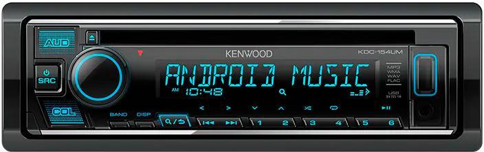 Автомагнитола CD Kenwood KDC-154UM 1DIN 4x50Вт - фото 1 - id-p214272585