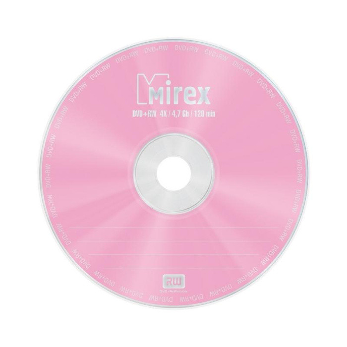 Диск DVD+RW Disc Mirex 4.7Gb 4x 202608 - фото 1 - id-p214268040