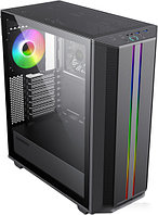 Корпус ATX Без БП GameMax Precision Black (Tempered Glass,MESH,2xUSB 3.0,PWM+ARGB Hub,1x120mm ARGB fan