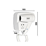 Фен для волос Puff-1200B с розеткой для бритвы, фото 7