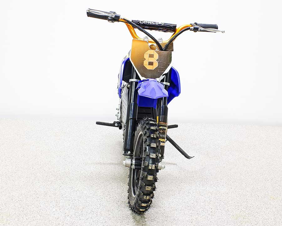 Электромотоцикл GreenCamel Питбайк DB301-LA, 36V 800W R14 синий - фото 8 - id-p214279685