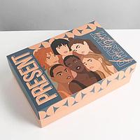 Подарочная коробка «Present» 30 × 20 × 9 см
