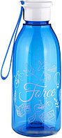Бутылка для воды Force Drop 600мл (прозрачный/голубой)
