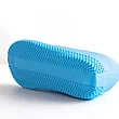 Силиконовые защитные чехлы для обуви от дождя и грязи с подошвой S (синий), фото 4