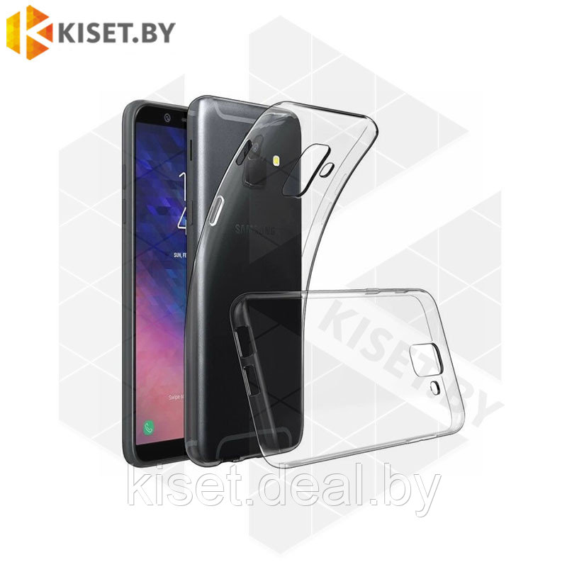 Силиконовый чехол Better One TPU Case для Samsung Galaxy A6 (2018) прозрачный - фото 1 - id-p214283776