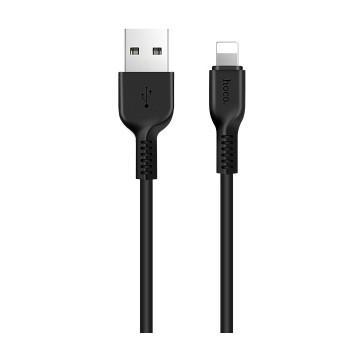 HOCO HC-61144 X13/ USB кабель Lightning/ 1m/ 2A/ Black - фото 1 - id-p214284983