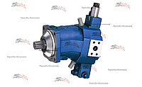 Гидромотор аксиально-поршневой Bosch Rexroth A6VM107EP1/63W-VZB517TA-S (332/U1701) MNR:902110087