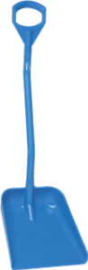 Эргономичная большая лопата с короткой ручкой, 380 x 340 x 90 мм., 1140 мм, синий цвет - фото 2 - id-p3451652